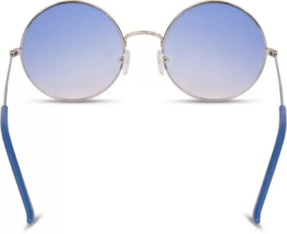 UV Protection Round Sunglasses (55 Blue)